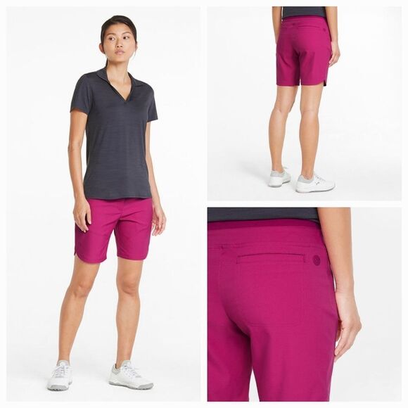 🔸️NWT Puma Festival Fuchsia UPF 50+ Sun Protection Bermuda Shorts Small